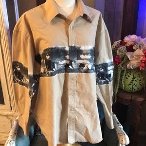 Vintage Wrangler western button down shirt